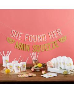 She Found Her Main Squeeze 49 Piece Party Kit
