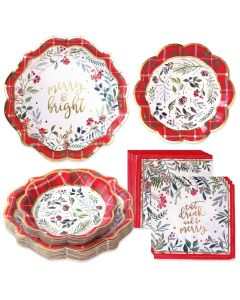 Christmas Tableware Set - (set of 30)