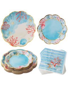 Beach Party Tableware Set (set of 30)