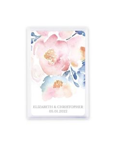 Custom Printed Playing Card Deck for Favors - Floral Garden Party