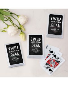 Custom Printed Playing Card Deck for Favors - Floral Garden Party