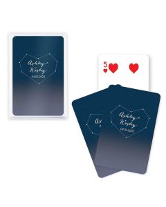 Custom Printed Playing Card Deck for Favors - Starry Night