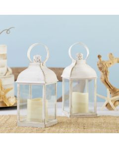 LED Vintage Decorative White Lantern - Marrakesh (Set of 2)