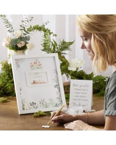 Baby Shower Guest Book Alternative - Woodland Baby