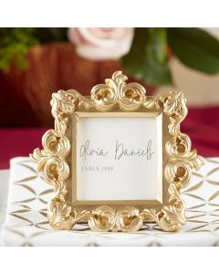 "Royale" Gold Baroque Place Card/Photo Holder (set of 6)