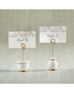 Tea Time Whimsy Place Card Holder (Set of 6)