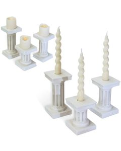 Greek Column Candle Stick/ Votive Holder