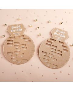 Kraft Bridal Shower Game Card - Ring Shape (Set of 50)