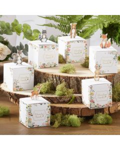 Woodland Baby Favor Box - Pink (Set of 24)