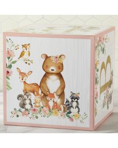 Woodland Baby Block Box - Pink (Set of 4)