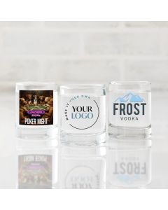 Custom Printed 2.75 oz. Shot Glass for Corporate Gifts - Your Logo