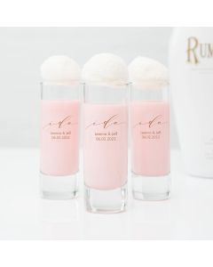 Custom Printed 2.5 oz. Tall Shot Glass Wedding Favor