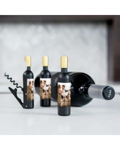 Wine Bottle Shaped Corkscrew Bottle Opener Favor