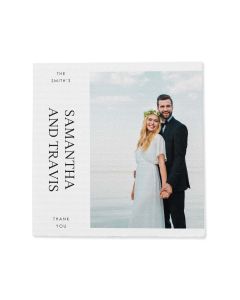 Custom Photo Printed Paper Napkin - Simple Sentiments