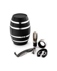 Wine Bottle Opener Gift Set - Miniature Wine Barrel