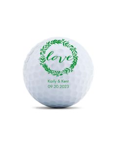 Personalized Golf Ball Wedding Favor - Wedding