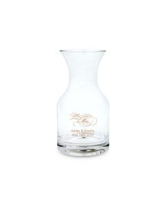 Custom Printed 5 Ounce Mini Clear Glass Wine Decanter for Favor Gift