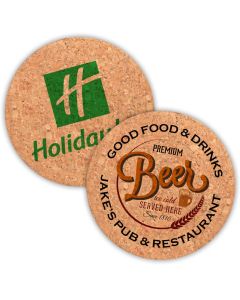 Custom Corporate Round Cork Coasters
