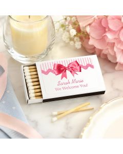Baby Personalized Matches - Set of 50 (White Box)