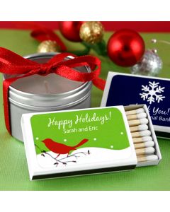 Holiday Matchboxes - Set of 50 (White Box)