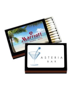 Custom Corporate Matches - Set of 50 (Black Box)