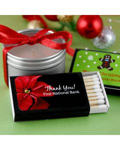 Holiday Matchboxes - Set of 50 (Black Box)