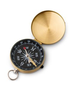 Gold Compass Wedding Favor