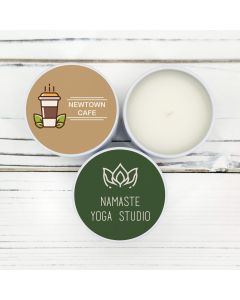 Custom Candle Tin (White)