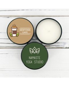 Custom Candle Tin (Black)