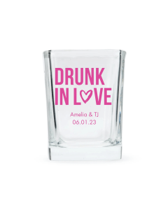 Custom Printed 2 oz. Square Shot Glass Favor