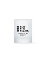 Custom Printed Frosted Shot Glass Wedding Favor