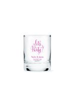 Custom Printed Clear Shot Glass Wedding Favor