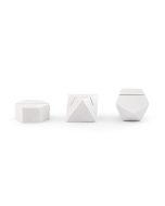 White Geometric Card Holder - Assortment (set of 6)