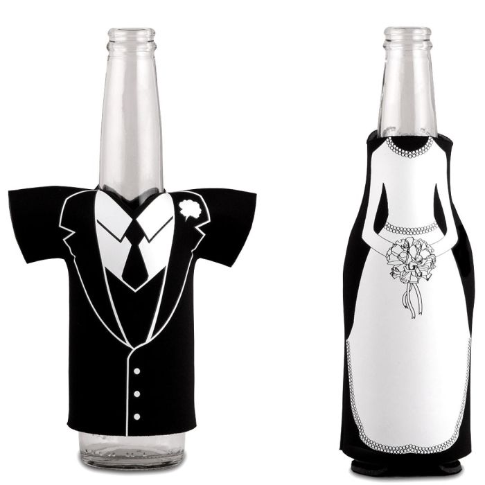 Wine Bottle Covers, Wedding Dress Wine Koozie