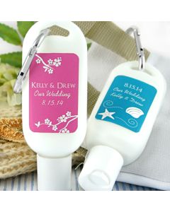 Personalized Sunscreen with Carabiner - Silhouette Collection (SPF 30)