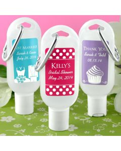 Hand Sanitizer with Carabiner - Silhouette Collection