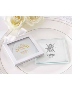 Personalized Glass Coaster - Travel and Adventure (Set of 12)