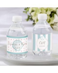 Personalized Water Bottle Labels - Beach Tides 
