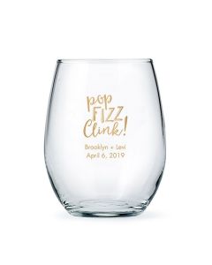 Personalized Stemless Wine Glasses 15 oz - Theme
