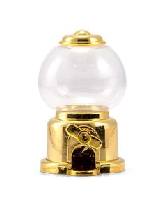 Mini Gumball Machine Party Favor - Gold (2)