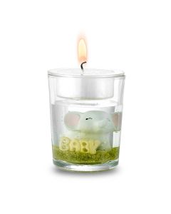 Baby Elephant Candle Favor