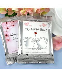 Personalized Wedding Coffee Favors (Silver)