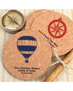 Personalized Round Cork Coasters