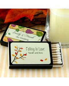 Designing Ducks Personalized Matches - Set of 50 (Black Box)