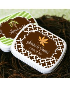 Personalized Fall Mint Tins