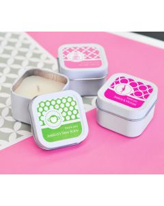 MOD Pattern Baby Square Candle Tins