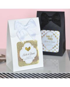 Sweet Shoppe Candy Boxes - Metallic Foil Wedding (set of 12)