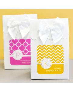 Sweet Shoppe Candy Boxes - MOD Pattern Monogram (set of 12)