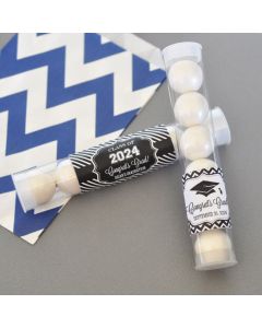 Personalized Graduation Candy Tubes