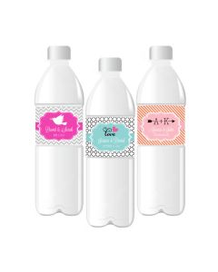 Personalized Theme Water Bottle Labels